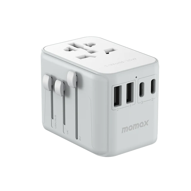 Momax 1-World USB PD35W 5 ports + AC Travel Adapter